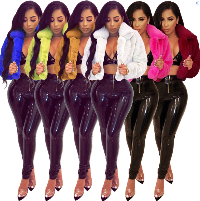 Women Fashion Furry Jacket