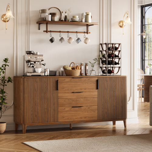 UGTOO 59In Modern Sideboard Buffet Cabinet | Kitchen Storage