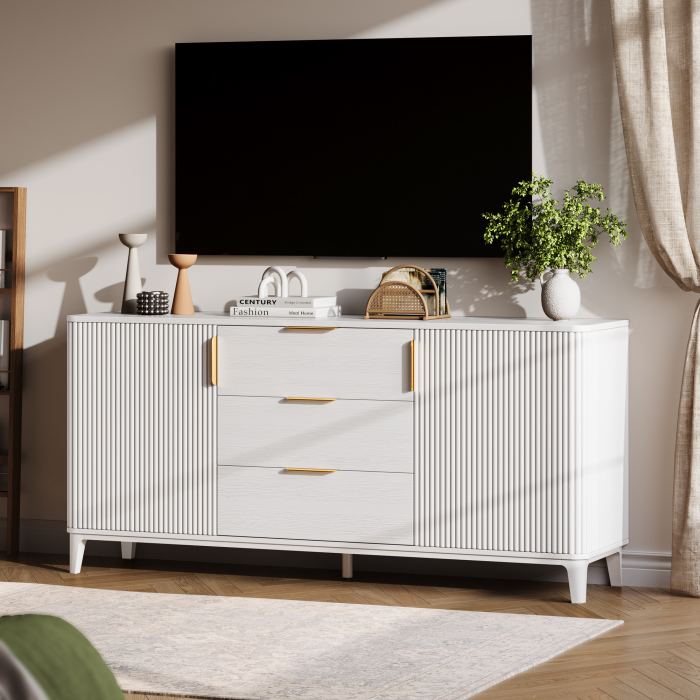 UGTOO 59In Modern Sideboard Buffet Cabinet | Kitchen Storage