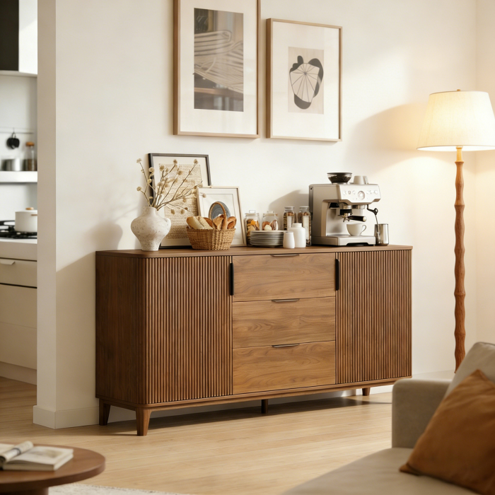UGTOO 59In Modern Sideboard Buffet Cabinet | Kitchen Storage