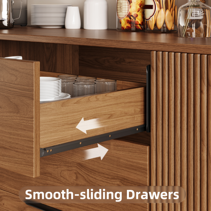 UGTOO 59In Modern Sideboard Buffet Cabinet | Kitchen Storage