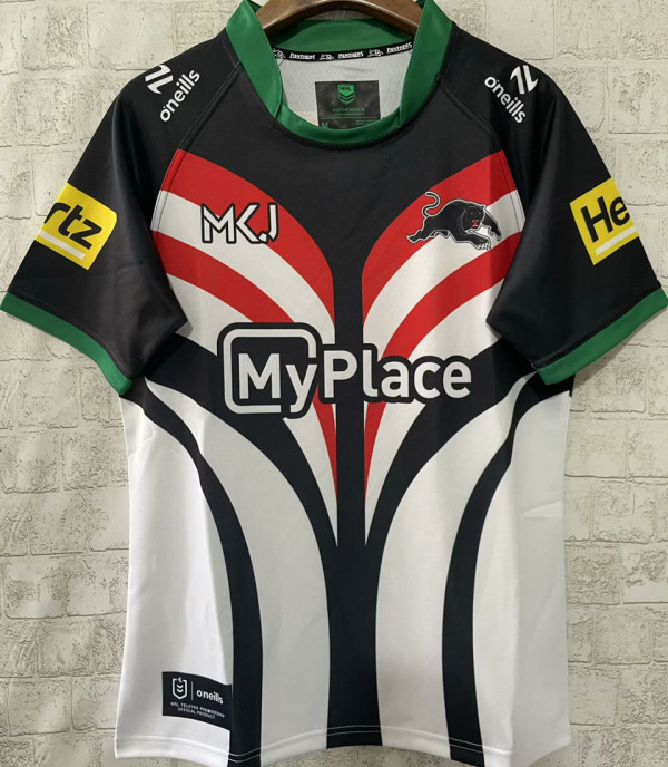 2025 Penrith Panthers Rugby Shirt 美洲豹