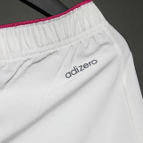 2014/2015 RM Home White Retro Player Version Shorts Pants 球员版