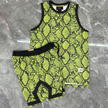 2025/26 Jordan Dark Green Vest Training Jersey(A Set)
