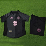 2025/26 Inter Miami Away Black Player Version Kids Jersey 球员版童装