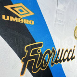 1994/95 In Milan Away White Retro Soccer Jersey