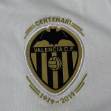 2018/19 Valencia Home White Retro Soccer Jersey