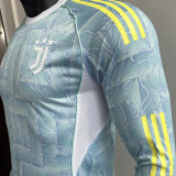 2025/26 JUV Away Player Version Long Sleeve Soccer Jersey