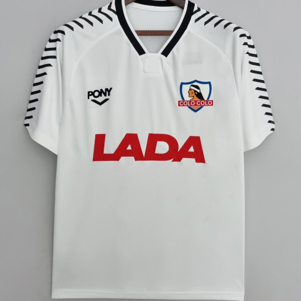 1992 Colo-Colo Home White Retro Soccer Jersey