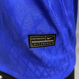 2022/23 Brazil Away Blue Player Version Jersey