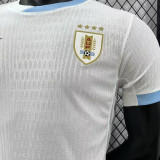 2024/25 Uruguay Away White Playe Version Jersey 乌拉圭