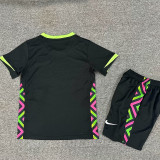 2025/26 Australia Away Black Kids Soccer Jersey