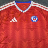 2025/26 Chile Home Red Fans Soccer Jersey