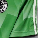 1988 Germany Away Green Retro Soccer Jersey
