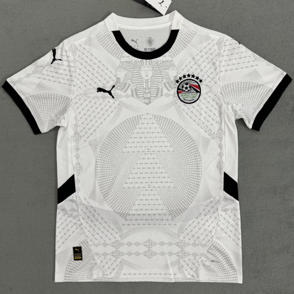 2025 Egypt Away White Fans Soccer Jersey