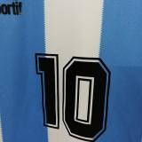 1986 Argentina Home Retro Soccer Jersey
