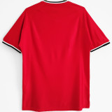 2000/02 M Utd Home Red Retro Soccer Jersey