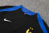 2025 France Black Sweater Tracksuit