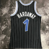 1994/95 Magic HARDAWAY #1 Black Retro NBA Jerseys 热压