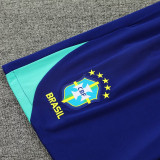 2025  Brazil Sapphire Blue Training Jersey(A Set)