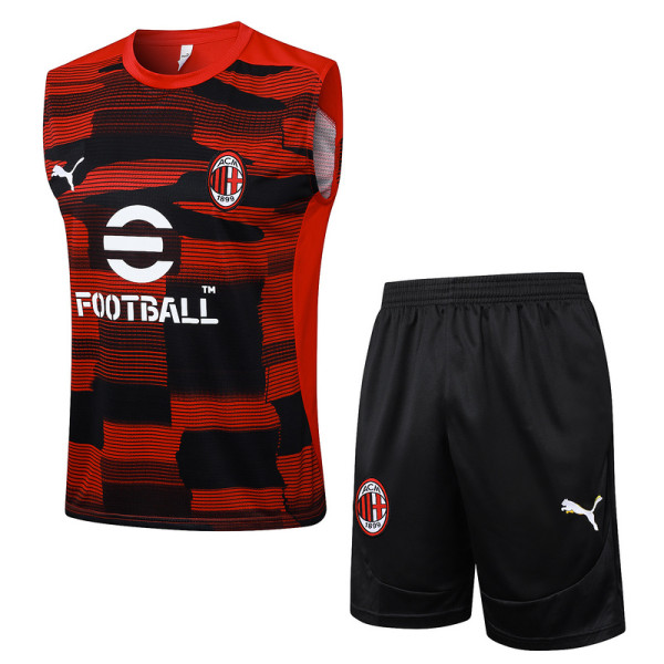 2025/26 AC  Red  Vest Training Jersey(A Set)