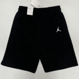 2025 Jordan Black Pure Cotton Fabric Casual Short Pants M005
