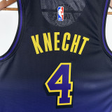 2025 Lakers KNECHT#4 City Edition NBA Jerseys