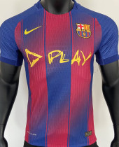 2025/26 BA x PLAY Derby Home  Player Version Soccer Jersey 新胸前广告