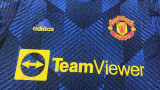 2021/22 M Utd Third Blue Player Version Soccer Jersey