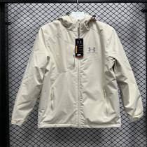2025 UA Velvet Thickened Warm Khaki Outdoor Jacket #F4加绒冲锋衣