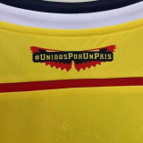2014 Colombia Home Yellow Retro Soccer Jersey