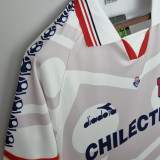 1996 Universidad de Chile Away White Retro Soccer Jersey