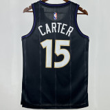 2025 Timberwolves CARTER #15 Black  NBA Jerseys 热压