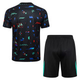2025 Portugal Black Training Jersey(A Set)