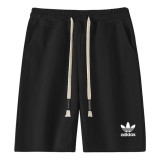 2025 AD Black Pure Cotton Short Pants 黑色