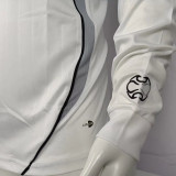2006/07 RM White Home Long Sleeve Retro Jersey