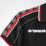 1998/99 M Utd Black Retro Soccer Jersey