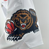 2025/26 Grizzlies White NBA Cotton Pants