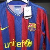 2009/10 A Home Retro Player Version Long Sleeve Soccer Jersey 球员版长袖