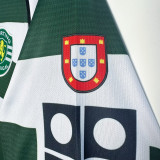 2001/03 Lisbon Home Retro Long Sleeve Soccer Jersey