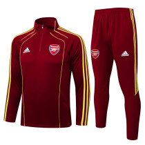 2025/26 ARS Maroon Sweater Tracksuit（黄色三边）