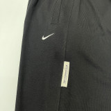 2024/25 Nk~ Black Pure Cotton Sports Trousers Zipper style