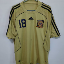 2008 Spain Away Retro Soccer Jersey