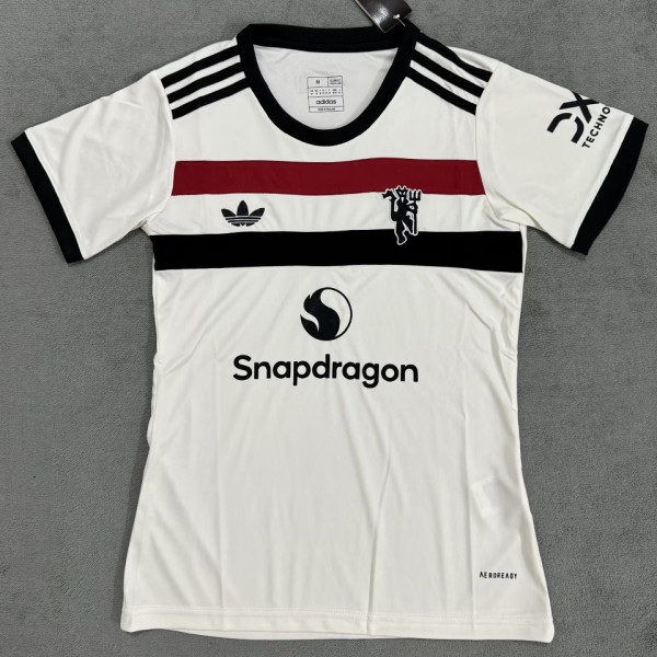 2024/25 M Utd Third White Women Soccer Jersey 女