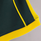 1998 Brazil GK Dark Green Retro Soccer Jersey