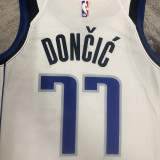2023/24 Mavericks DONCIC #77 White NBA Jerseys