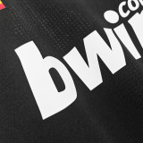 2008/09 RM Away Black Retro Long Sleeve Soccer Jersey