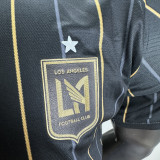 2025/26 Los Angeles Home Black Player Version Soccer Jersey 队微上带星