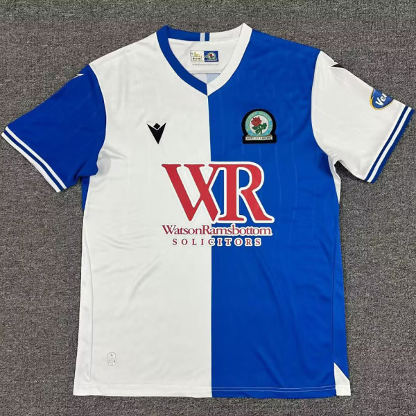 2025/26 Blackburn Home Fans Soccer Jersey