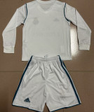 2017/18 RM Home White Retro Kids Long Sleeve Soccer Jersey 长袖